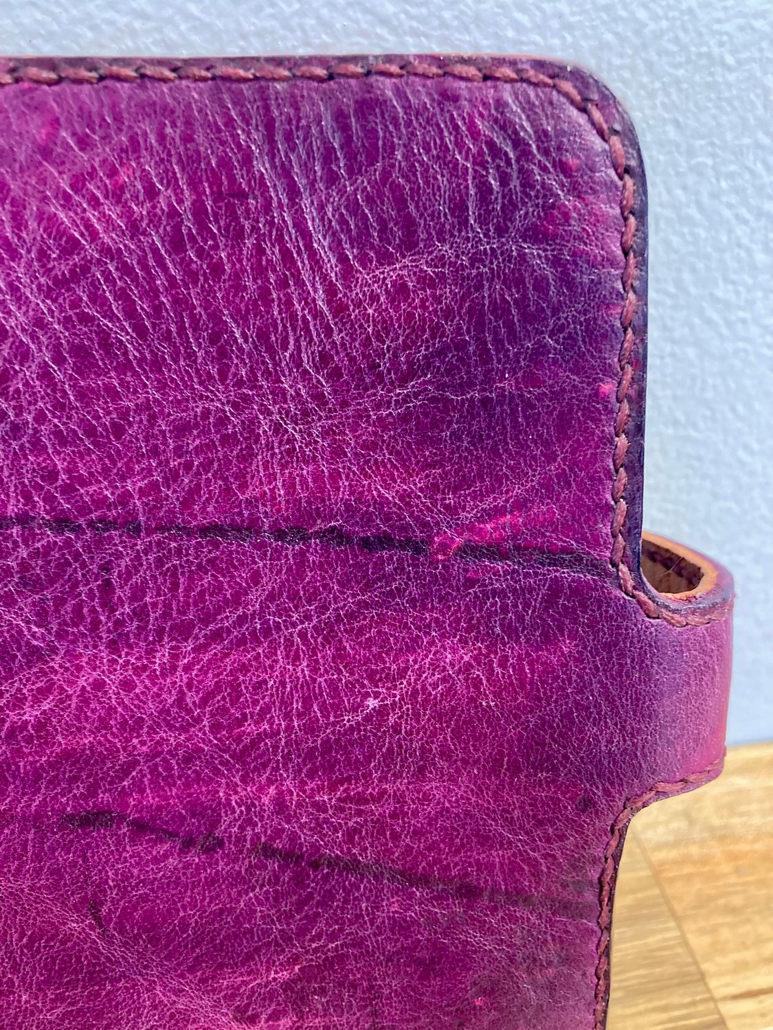 Passport Holder with Vachetta Interior