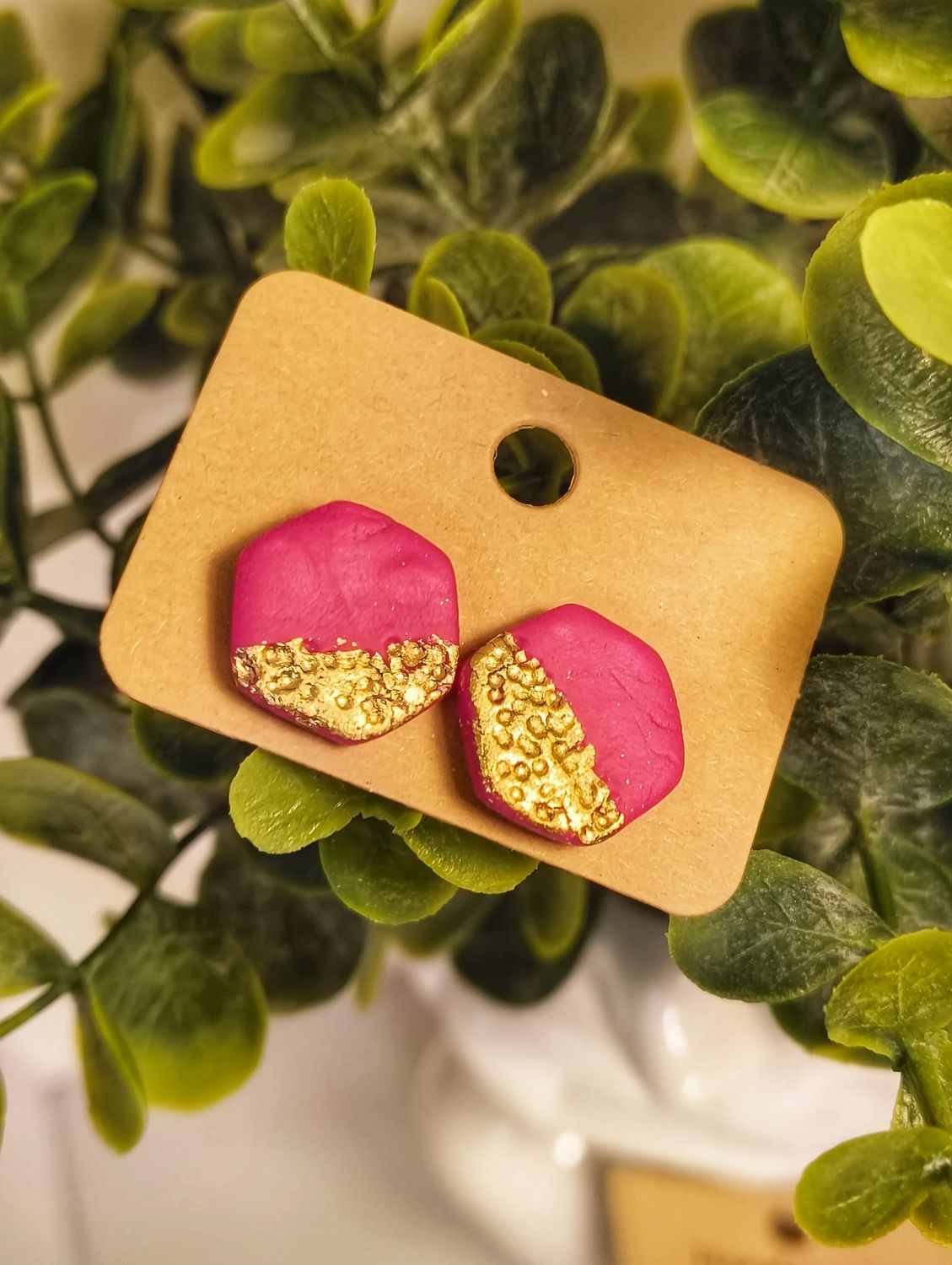 Mini pentagonki - kolczyki