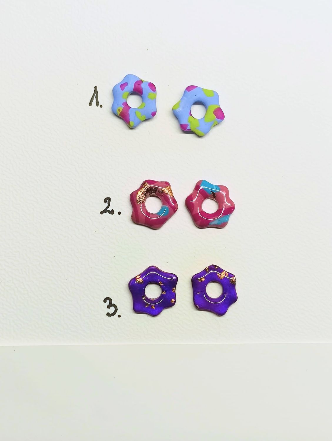 Flower power - kolczyki