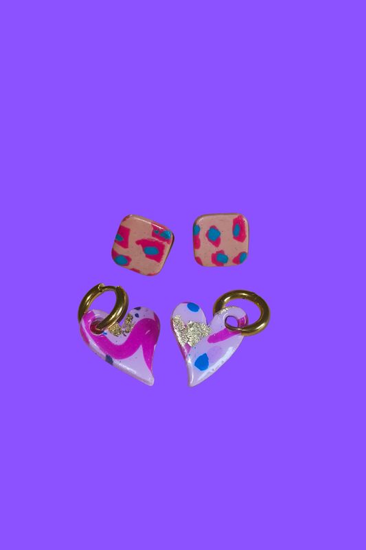 Zestaw kolczyków 2 pary