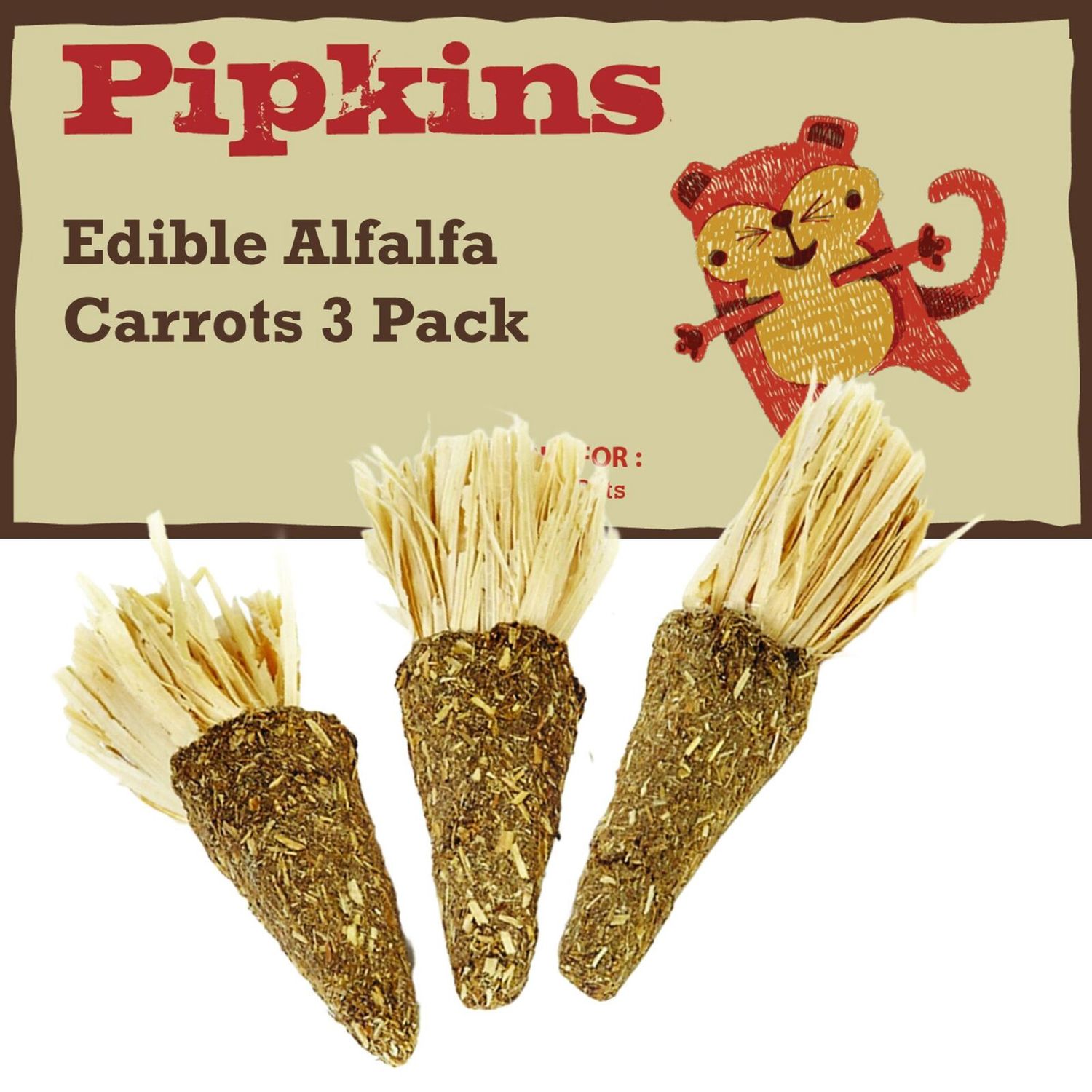 Edible Alfalfa Carrots 3 pack