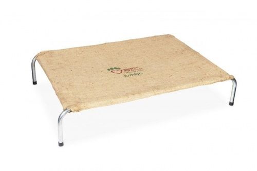 Hessian Raised Dog Bed