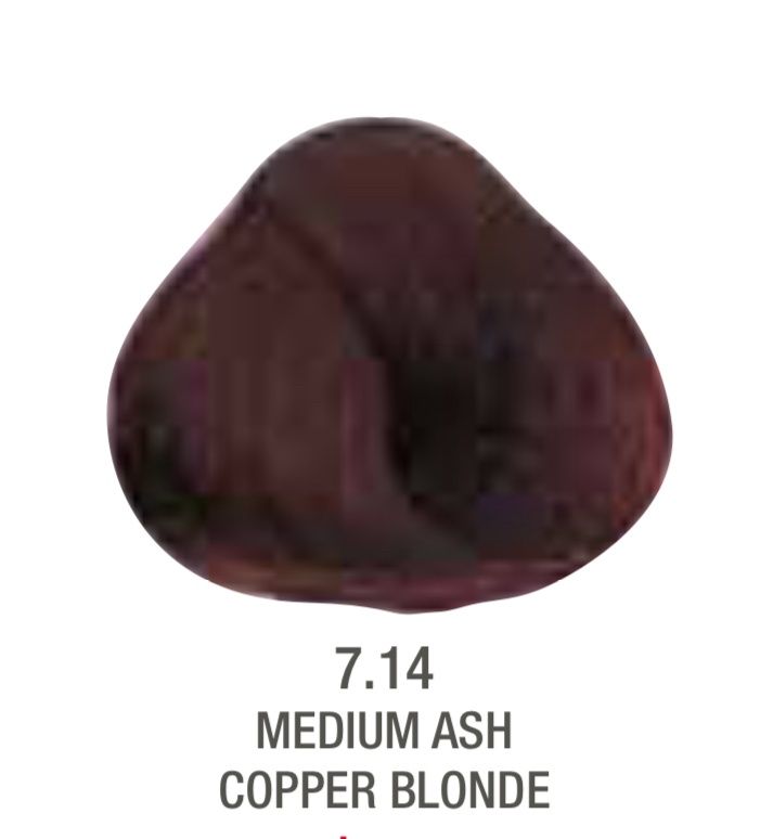 Alfaparf Evolution Color # 7.14 Medium Ash Copper Blonde Alfaparf Evolution Color # 7.14 Medium Ash Copper Blonde