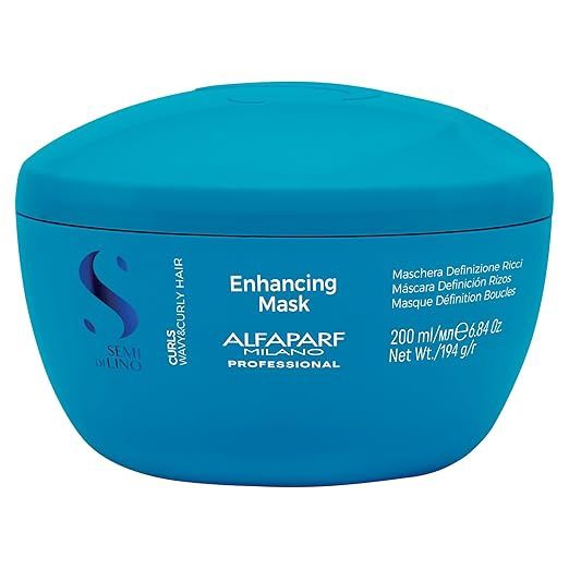 Alfaparf Milano Semi Di Lino Curls Enhancing Mask for Wavy and Curly Hair (6oz)