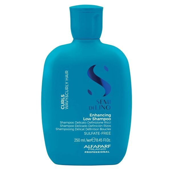 Alfaparf Milano Semi Di Lino Curls Hydrating Sulfate Free Co-Wash for Wavy and Curly Hair (8OZ)