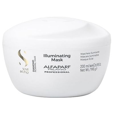 Alfaparf Milano Semi Di Lino Diamond Illuminating Hair Mask - Color Safe Deep Conditioner for Color