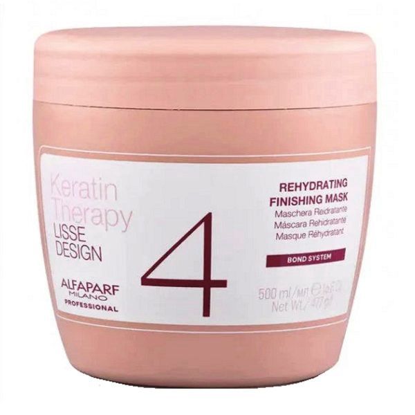 Alfaparf Milano Keratin Therapy Lisse Design 4 Rehydrating Finishing Mask 16.8oz