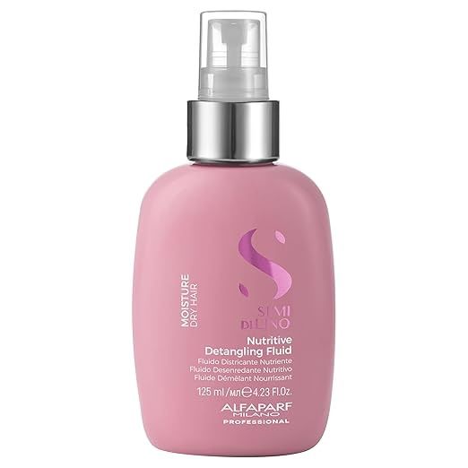 Alfaparf Milano Semi di Lino Moisture Nutritive Leave-In Hair Detangler with Thermal Protection 4oz