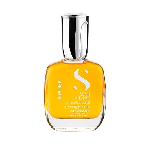 Alfaparf Milano Semi di Lino Sublime Cristalli Liquidi Hair Oil Serum with Thermal Protection  (30ML