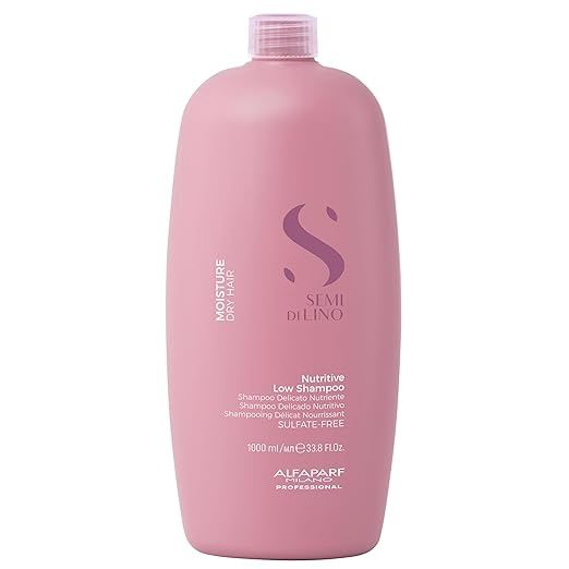 Alfaparf Milano Semi Di Lino Moisture Nutritive Sulfate Free Shampoo for Dry Hair (32oz)