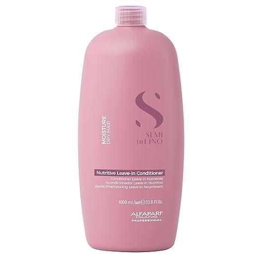 Alfaparf Milano Semi Di Lino Moisture Nutritive Leave-in Sulfate Free Conditioner (32OZ)