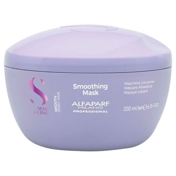 Alfaparf Milano Semi Di Lino Smooth Mask for Frizzy and Rebel Hair (6OZ)