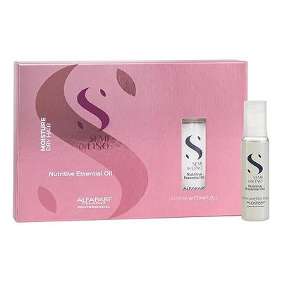 Alfaparf Milano Semi Di Lino Moisture Dry Hair:Alfaparf Milano Semi Di Lino Moisture Nutritive Essential Hair Oil  6Pk