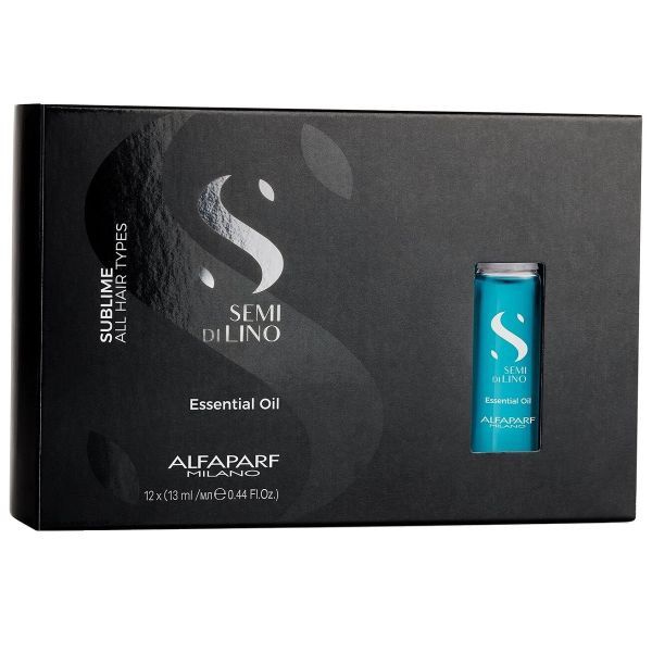 Alfaparf Milano Semi Di Lino Sublime Essential Oil Amples 0.44 oz - 12 Vials