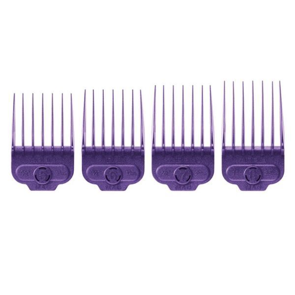 ANDIS SNAP-ON BLADE ATTACHMENT COMBS 4-COMB SET #04640