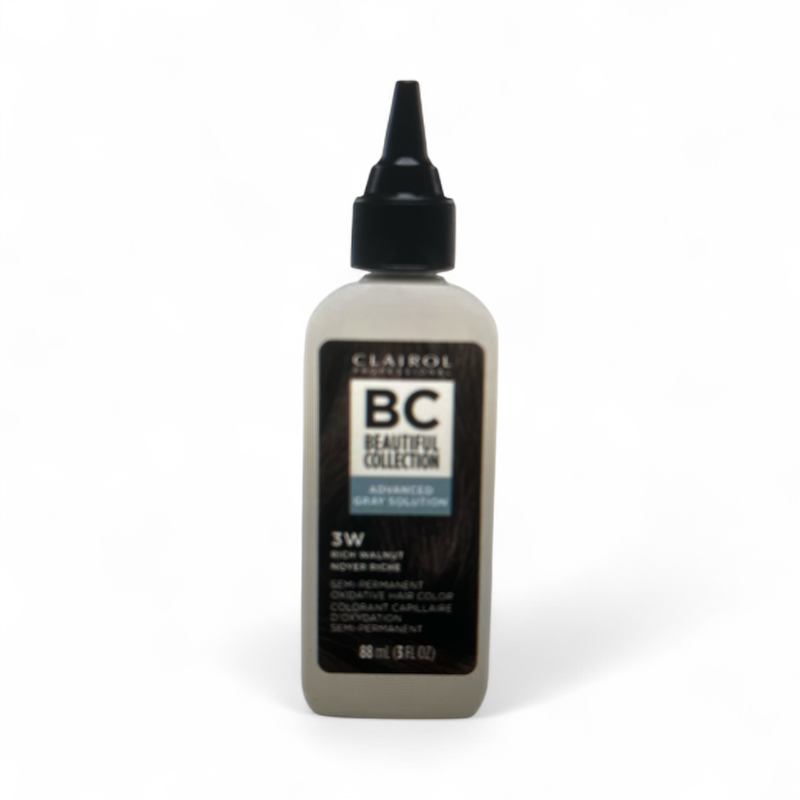 CLAIROL BEAUTIFUL COLLECTION ADVANCED GRAY SOLUTION 3 OZ-3W - RICH WALNUT