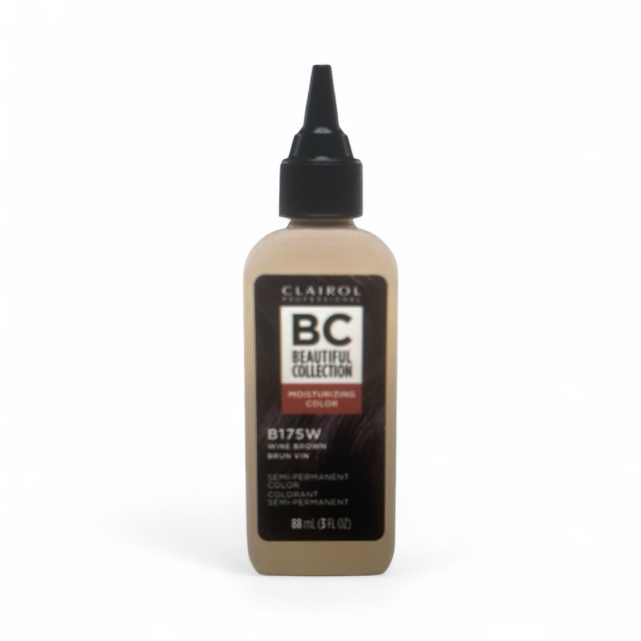 CLAIROL BEAUTIFUL COLLECTION MOISTURIZING COLOR 3 OZ-B175W - WINE BROWN