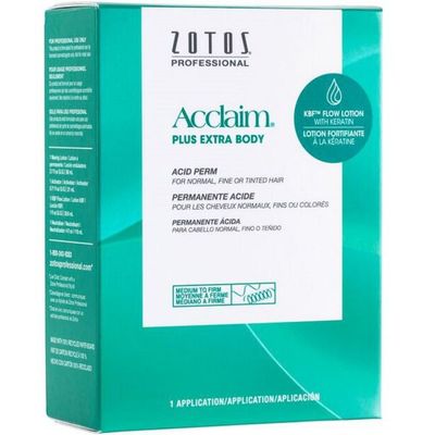 ZOTOS ACCLAIM PLUS ACID PERM FOR NORMAL, TINTED OR HIGHLIGHTED HAIR - 1 APPLICATION