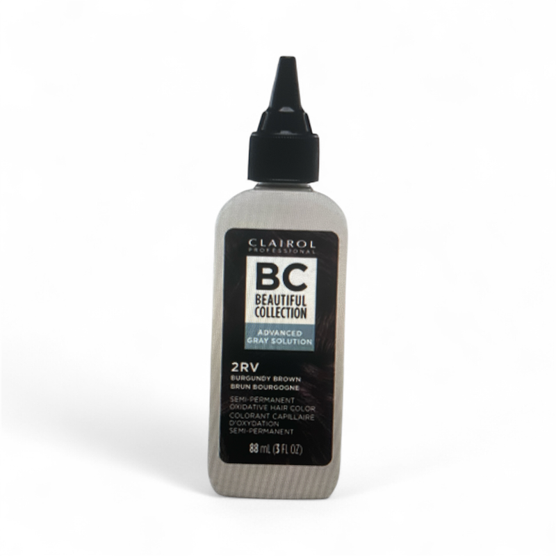 CLAIROL BEAUTIFUL COLLECTION ADVANCED GRAY SOLUTION 3 OZ-2RV - BURGUNDY BROWN