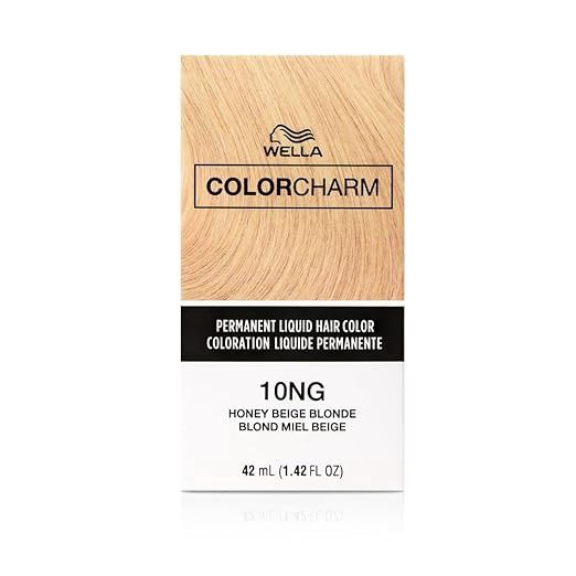WELLA COLOR CHARM PERMANENT LIQUID HAIR COLOR 1.4 OZ 10NG/1070 HONEY BEIGE BLONDE