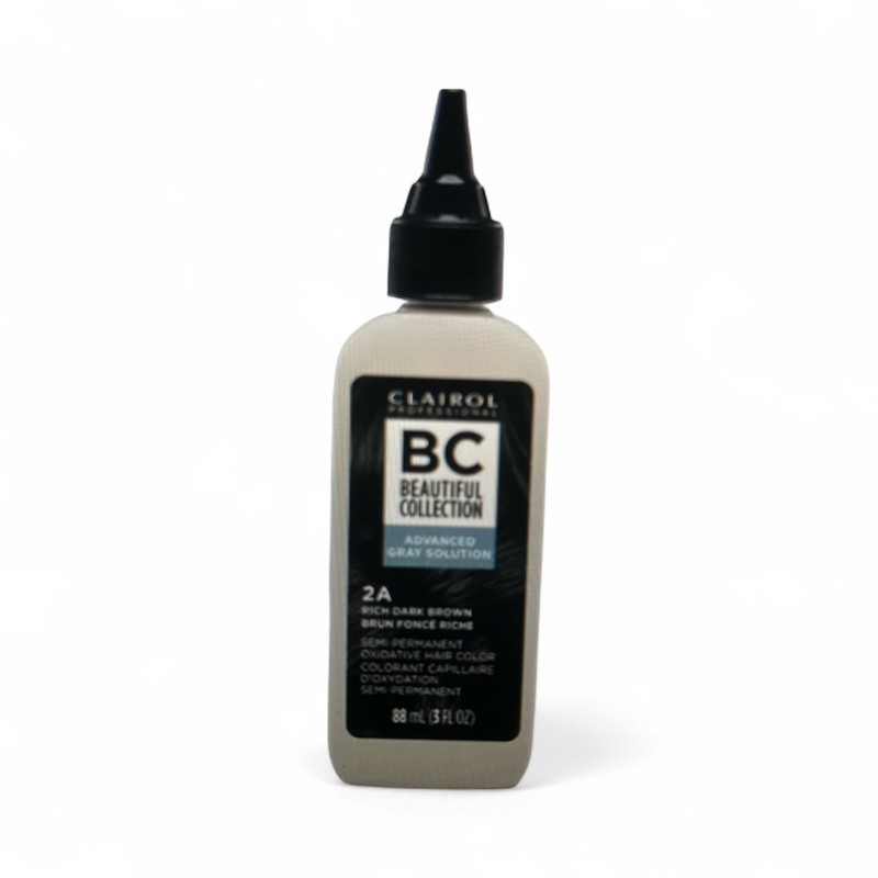 CLAIROL BEAUTIFUL COLLECTION ADVANCED GRAY SOLUTION 3 OZ-2A - RICH DARK BROWN