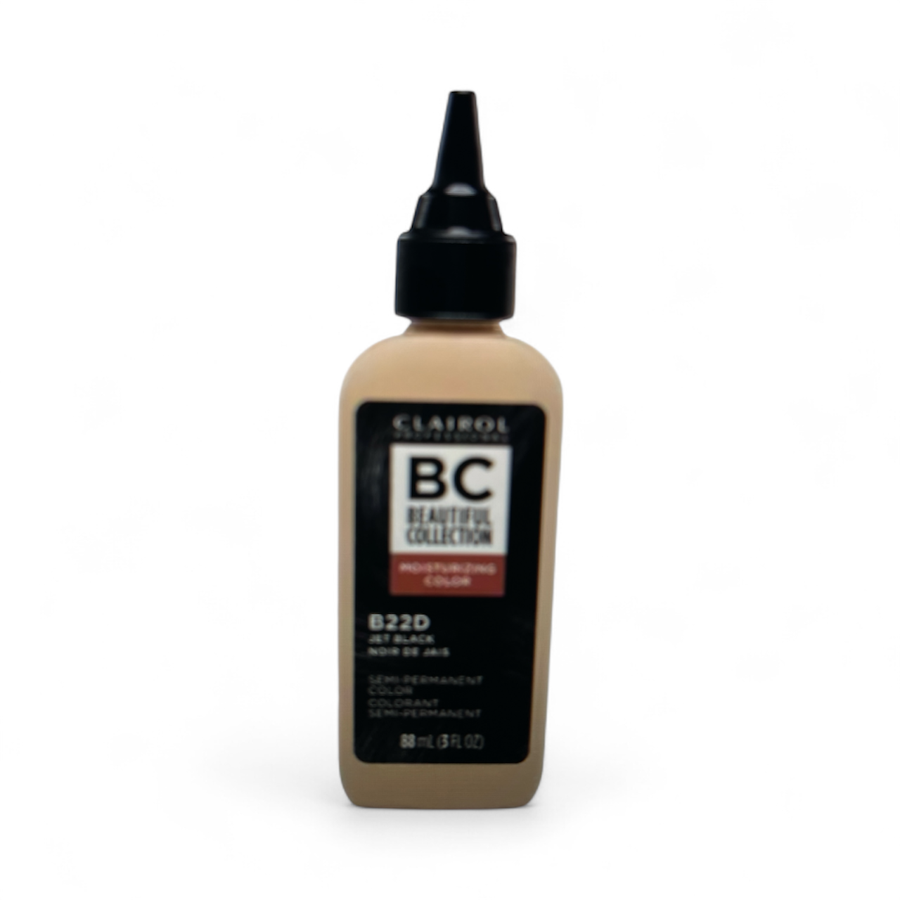 CLAIROL BEAUTIFUL COLLECTION MOISTURIZING COLOR 3 OZ-B22D - JET BLACK