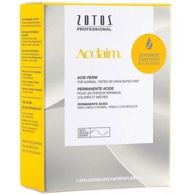 ZOTOS ACCLAIM ACID PERM FOR NORMAL, TINTED OR HIGHLIGHTED HAIR - 1 APPLICATION