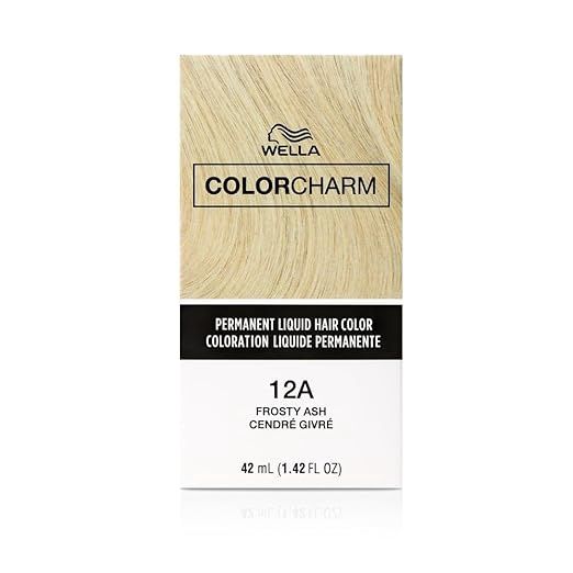 WELLA COLOR CHARM PERMANENT LIQUID HAIR COLOR 1.4 OZ 12A/1210  FROSTY ASH