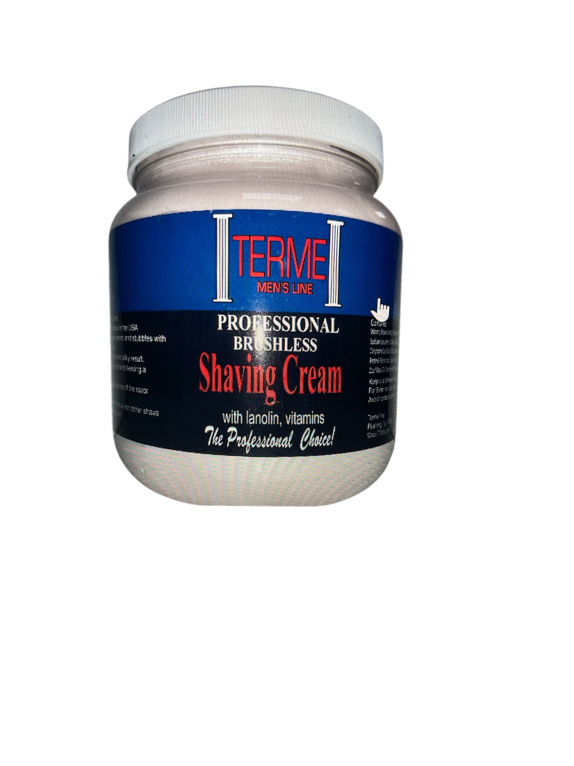 Terme Brushless Shaving Cream 58 Onz