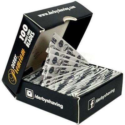 Derby Premium Single Edge Razor Blades - 100 Blades Derby Premium Single Edge Razor Blades - 100 Blades