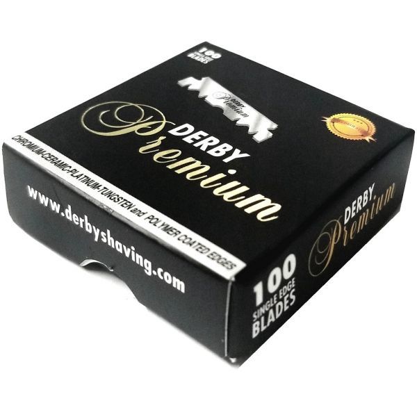 Derby Premium S/ Edge R/ B - 100 Blades