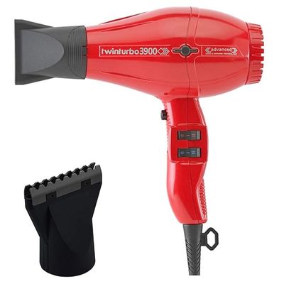 TURBO POWER TWIN TURBO 3900 IONIC & CERAMIC HAIR DRYER RED #333