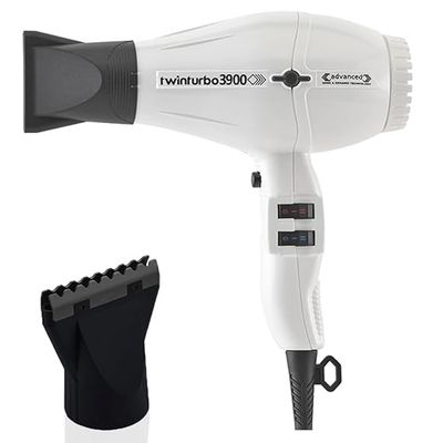 TURBO POWER TWIN TURBO 3900 IONIC & CERAMIC HAIR DRYER WHITE #333