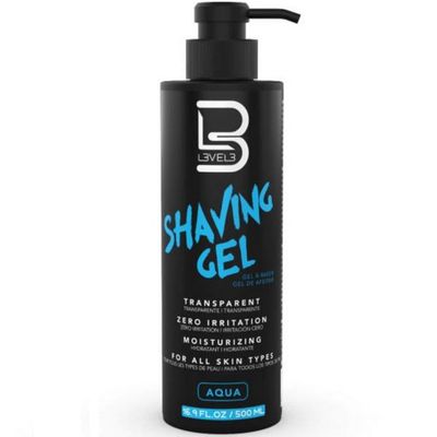 L3VEL3 SHAVING GEL AQUA 16.9 OZ