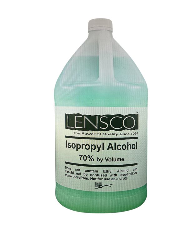 Lensco Isopropyl Alcohol 70% - Green 1 Gallon