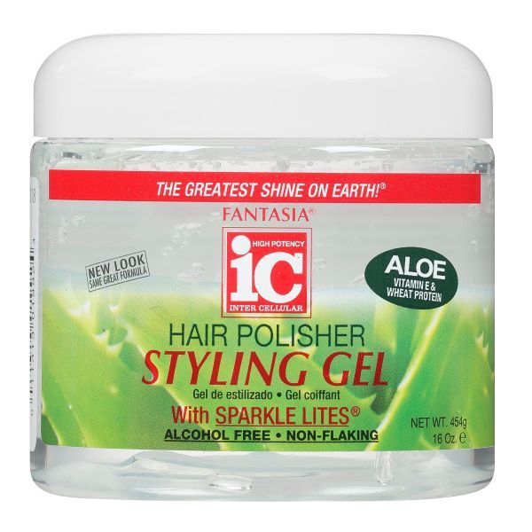 Fantasia IC Hair Polisher Styling Gel Aloe Jar 16 oz