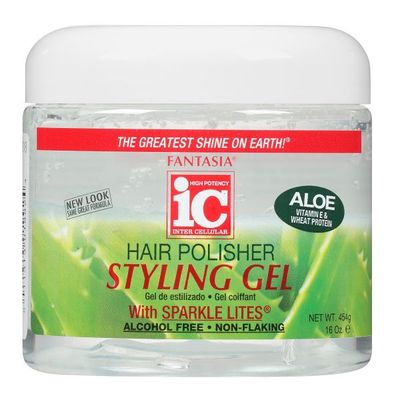 Fantasia IC Hair Polisher Styling Gel Aloe Jar 16 oz
