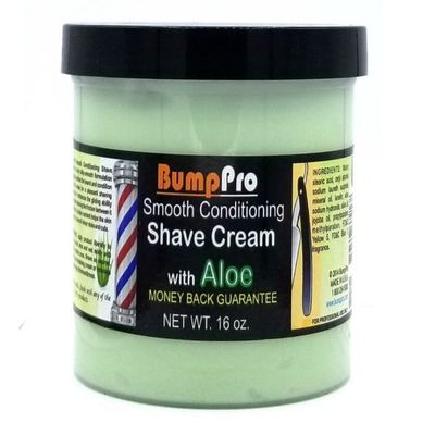 BUMP PRO SMOOTH CONDITIONING SHAVE CREAM WITH ALOE 16 OZ