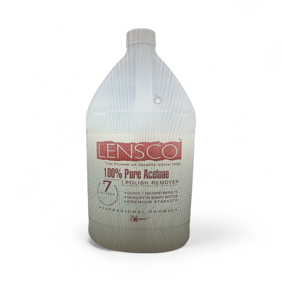 Lensco 100% Pure Acetone Nail Polish Remover 128 z/1 Gallon