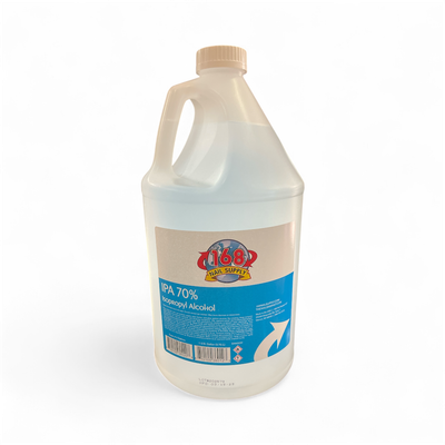 168 NAIL SUPPLY  IPA 70% ISOPROPYL ALCOHOL Gallon