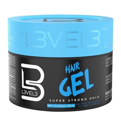 L3VEL3 Hair Styling Gel - Super Strong Hold 8.45 oz