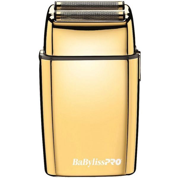 BaByliss Pro FOILFX02 Cordless Metal Double Foil Shaver - Gold #FXFS2G