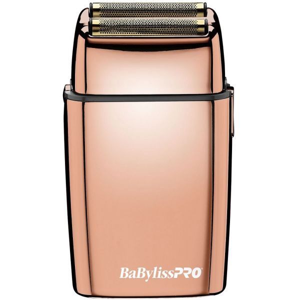 BaByliss Pro FOILFX02 Cordless Metal Double Foil Shaver - Rose Gold #FXFS2RG