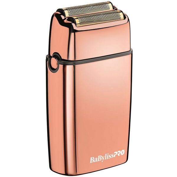 BaByliss Pro FOILFX02 Cordless Metal Double Foil Shaver - Rose Gold #FXFS2RG