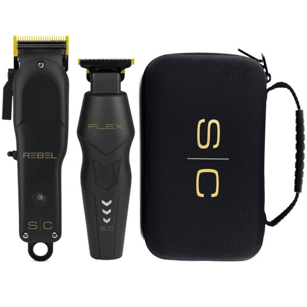 Stylecraft SUPER SET - Rebel Clipper & Flex Trimmer with Travel Case #SC326B