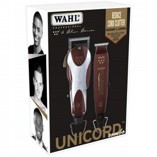 Wahl 5 Star Unicord Combo Reduce Cord Clutter Clipper / Trimmer #8242