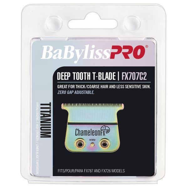 BaByliss Pro Replacement Titanium Deep Tooth T-Blade [ChameleonFX] #FX707C2