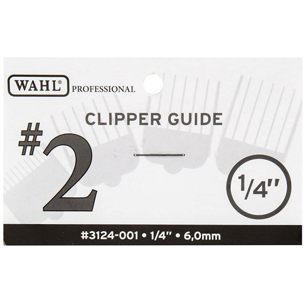 Wahl Clipper Guide Black [#2] - 1/4" #3124-001