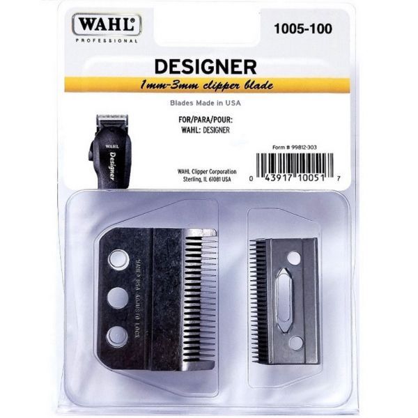 Wahl Designer 1mm-3mm Clipper Blade For Designer, Cordless Designer, Pilot, Vacuum, Sterling 4, Sterling 1 Plus #1005-100