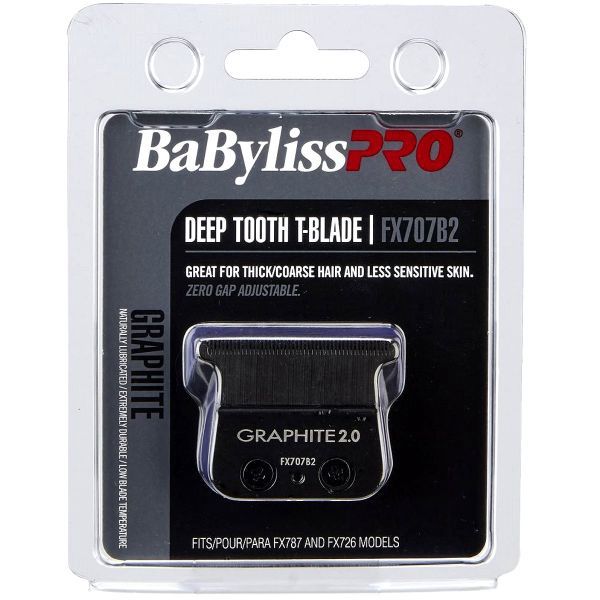 BaByliss Pro Replacement Graphite Deep Tooth T-Blade [Black] #FX707B2